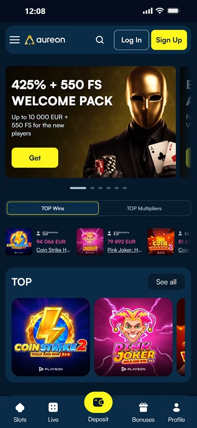 Aureonplay app