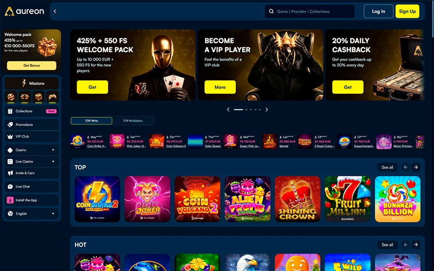 Aureon Play screenshot